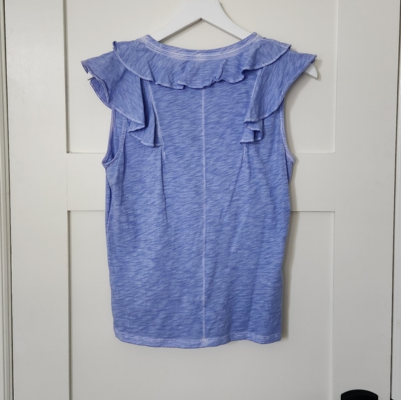Veronica Beard Ruffle Sleeveless top - Picture 2 of 4